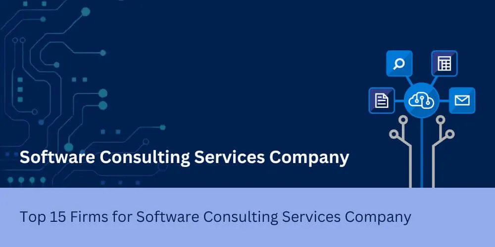 top 15 firms for software consulting services company