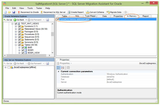 BI development screenshot