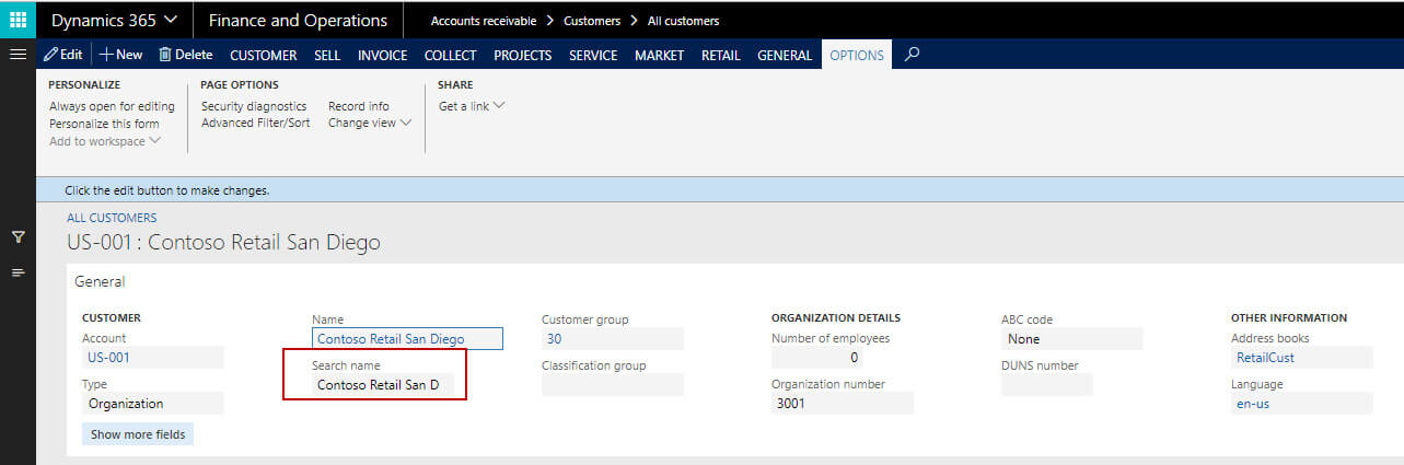 personalization Dynamics 365